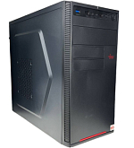 Системный блок IRU Home 310H6SE MT (Intel Core i5 12400/ 8Gb/ SSD 512Gb/ DOS), чёрный (1996648)