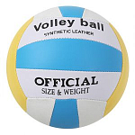 Мяч волейбольный, размер 5, PVC, 2 подслоя, машинная сшивка, МИКС