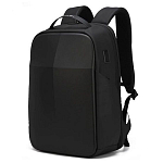 Модный многофункциональный рюкзак Fenruien серии Hard Shell, Expandable Black