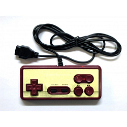 Джойстик 8-bit Dendy Controller NES (квадратные) 9р узкий разъем