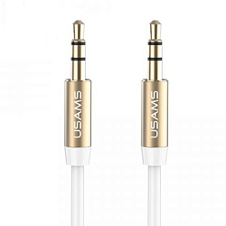 Кабель Jack 3.5 <--> Jack 3.5  1.0м USAMS YP102 белый