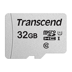 Micro SD 32Gb Transcend Class 10 UHS-I 300S U1 без адаптера SD