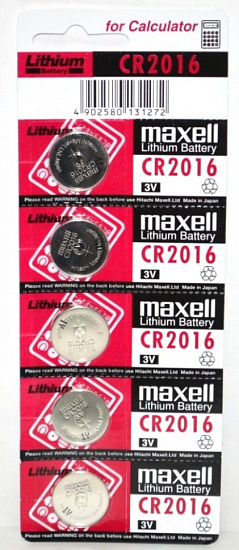 Элемент питания MAXELL CR2016 BL-5