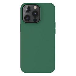 Задняя накладка ZIBELINO Soft Case для iPhone 13 Pro (темно-зеленый)