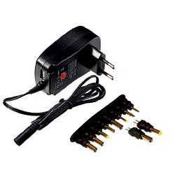 Блок питания 3-12V 2000mA имп. [ETL-3122000] 8 съем.шт. Delta+, цв. коробка