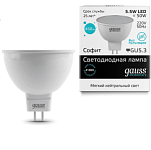 Лампа светодиодная GAUSS Elementary MR16 5.5W/4100К/GU5.3