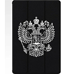 Чехол футляр-книга ZIBELINO для Xiaomi Pad 7/7 Pro 11.2" (черный) 8004 БЕЛЫЙ ГЕРБ