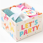 Набор махровых полотенец "Воздушный шарик" 30х30 см - 3 шт, хлопок 340гр/м2 10243089