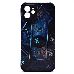 Задняя накладка SC310 для iPhone 12 (002) (black)