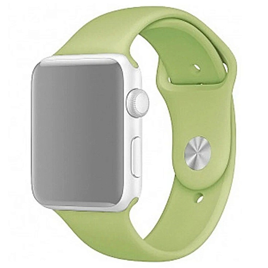 Универсальный силиконовый ремешок NIKE 42-45mm, фисташковый