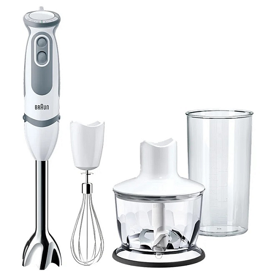 Блендер BRAUN MQ5235 серый/белый