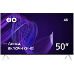 Телевизор Яндекс YNDX-00072 4K Ultra HD, черный, 50"