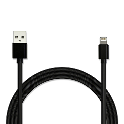 Кабель USB <--> Lightning  1.0м JETACCESS JA-DC48 черный, магнитный
