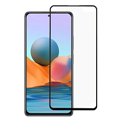 Противоударное стекло NONAME для XIAOMI Redmi Note 10 Pro/mi Poro F3/mi 11i, Z WARRIOR, черное, полный клей, в техпак