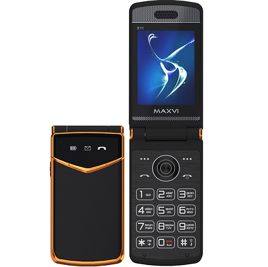 Телефон MAXVI E11 black-gold