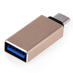 Переходник OTG Type-C BLAST BMC-602 золото, USB 3.0