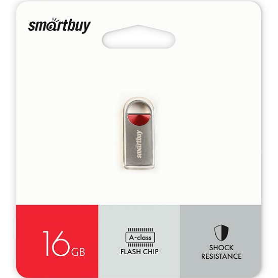 USB 16Gb Smart Buy MC8 металл красный