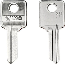 Заготовка ключа AIZ-1_ASU1R_ASP1L_AZP1S_x_X29 KHP SIMA