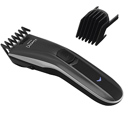 Машинка для стрижки волос POLARIS PHC 0512RC черный/серебристый