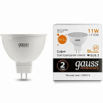 Лампа светодиодная GAUSS Elementary MR16 11W/3000K/GU5.3