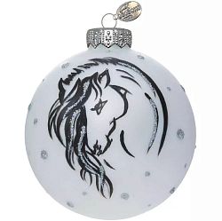 Шар "Лошадь контурная", 65 мм., в подарочной упаковке, КУ-65-254039