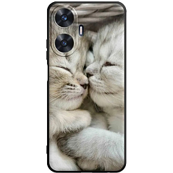 Силиконовый чехол DF для Realme C55 DF rmCase-32 (black) Art120