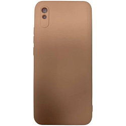 Силиконовый чехол Silicone Case NEW ERA для Xiaomi Redmi 9A светло розовый