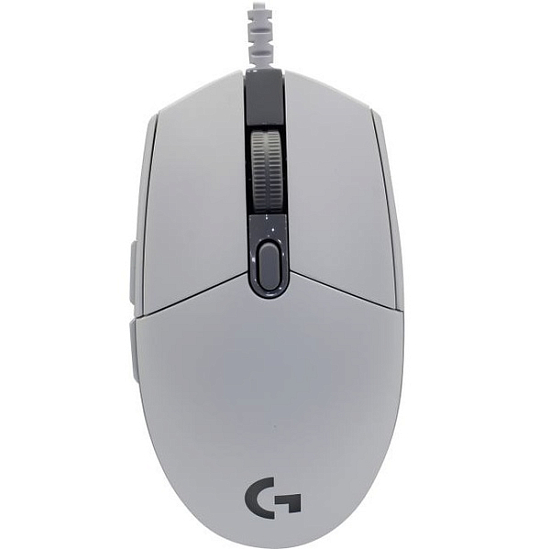 Мышь LOGITECH G102 Lightsync, белая (910-005809)