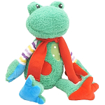 Мягкая игрушка Лягушка Герда, 20 см, в красном флисовом шарфе, 0888020-50