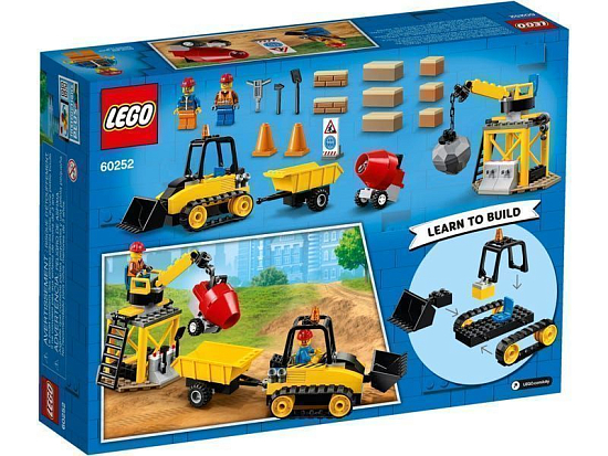 Конструктор LEGO City 60252 Строительный бульдозер