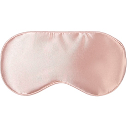 Маска для сна «ШЁЛК», 20 × 10,5 см, резинка одинарная, цвет розовый