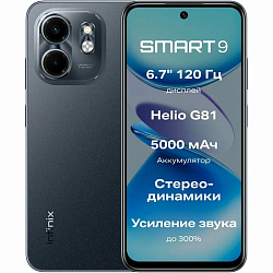 Смартфон Infinix Smart 9 3/64Gb черный