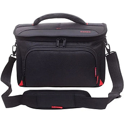 Сумка для фотоаппарата Cannon EOS из качественной влагозащитной ткани черный