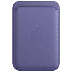 Кошелек для карт MagSafe Leather Wallet для iPhone (№9 Сиреневый) (с лого)