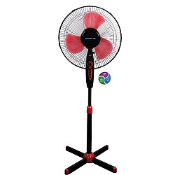 Вентилятор напольный POLARIS PSF 40V черный/красный