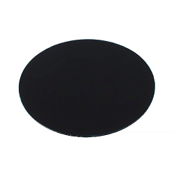 Пластина для магнитных держателей, диаметр 3 см, самоклеящаяся, черная   6991018