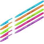 Ручка шарик. синяя 1мм ""Tribase Neon" корпус ассорти Berlingo CBp_70932/4260107491729