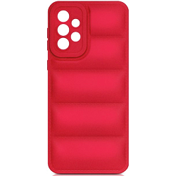 Силиконовый чехол (дутый) DF для Samsung Galaxy A33 (5G) DF sJacket-03 (red)