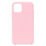 Задняя накладка SILICONE CASE для iPhone 11 Pro Max, розовый (не оригинал)