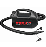 Насос электрический INTEX 68609, 12В/220В "Quick-Fill High PSI" 2-х скоростной, 400л/м, 3 насадки в комплекте, уп.