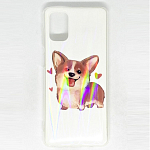 Силиконовый чехол NONAME для Samsung Galaxy M51 с рисунком микс