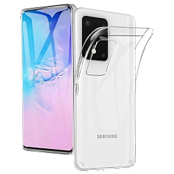 Силиконовый чехол NONAME для Samsung Galaxy S11 Plus (прозрачный)