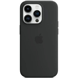 Силиконовый чехол SILICONE CASE MagsSafe для iPhone 14 Pro Max черный