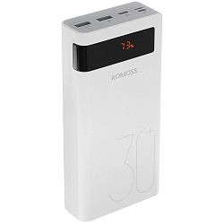 Внешний АКБ ROMOSS PHP30 Pro (Sense 8P+) (30000mAh) белый