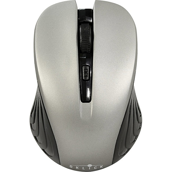 Мышь БП OKLICK 545MW черный/серый, USB