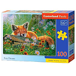 Пазл CASTORLAND 100 "Лисьи мечты" B9-111244