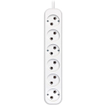 Сетевой удлинитель SMARTBUY SBE-10-6-05-N, 5 м, 6 розеток