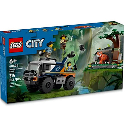 Конструктор LEGO CITY 60426 Исследователь джунглей: грузовик для бездорожья