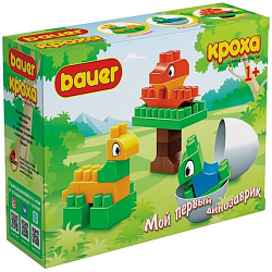 Конструктор BAUER из 3-х динозавриков: Птеродактиль, Велоцираптор, Брахиозавр 854 7523167