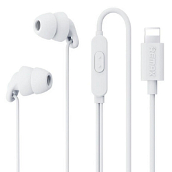 Наушники REMAX RM-518i, Wired Sleep, 8 pin, белый
